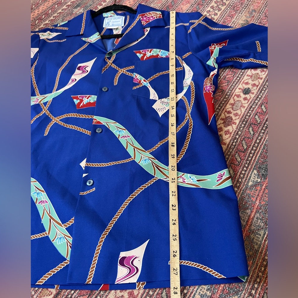 Blue Hawaii Medium Button Down - image 8